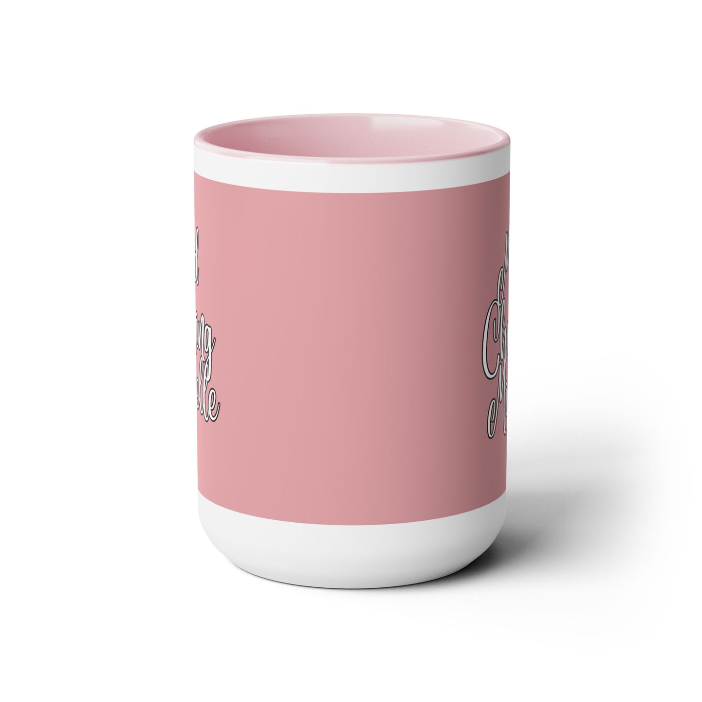 Good Morning/Merry Christmas |Two-Tone Coffee Mug (15oz)