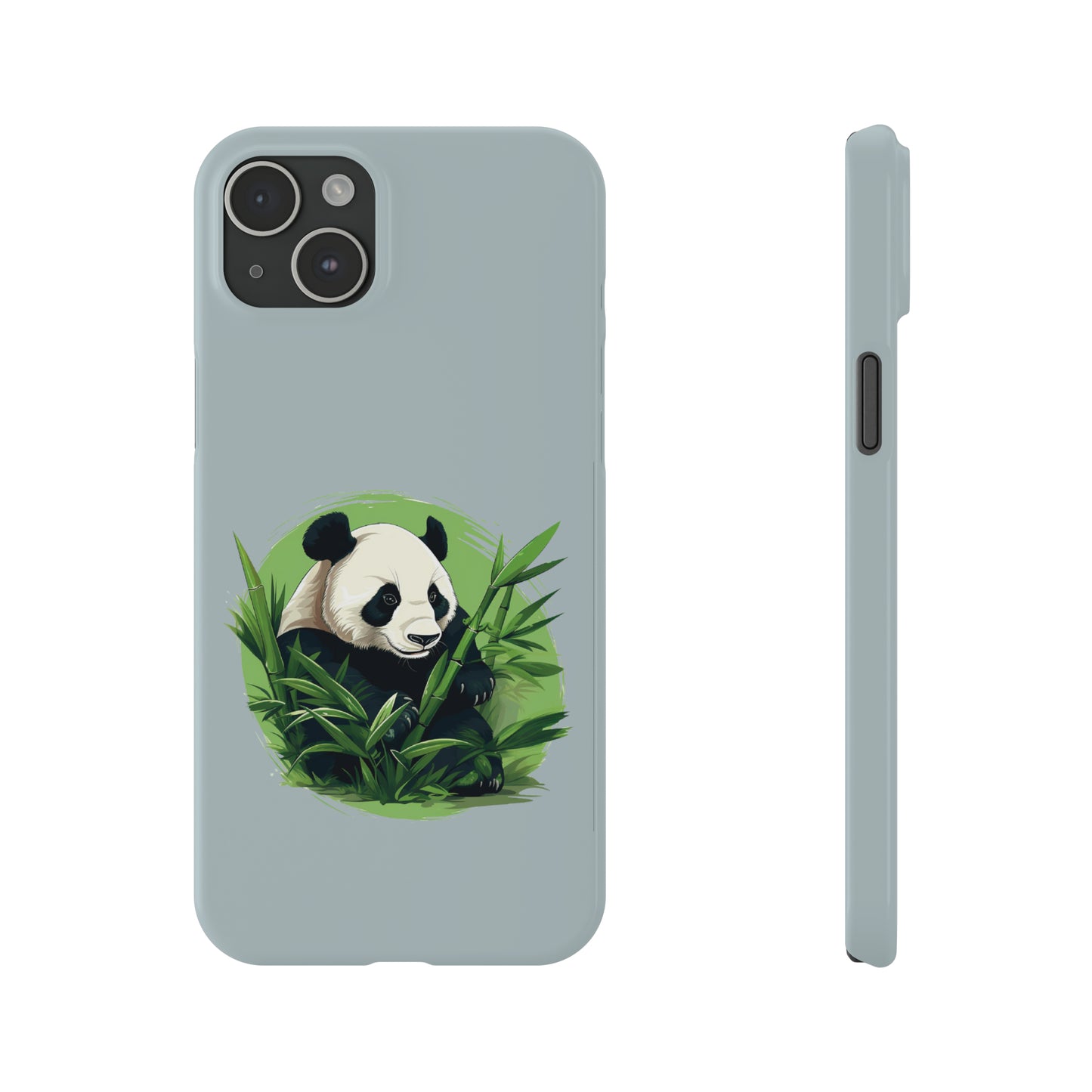 Panda - Green | Slim Phone Cases ( ALL 15, 14 and 13 Models )