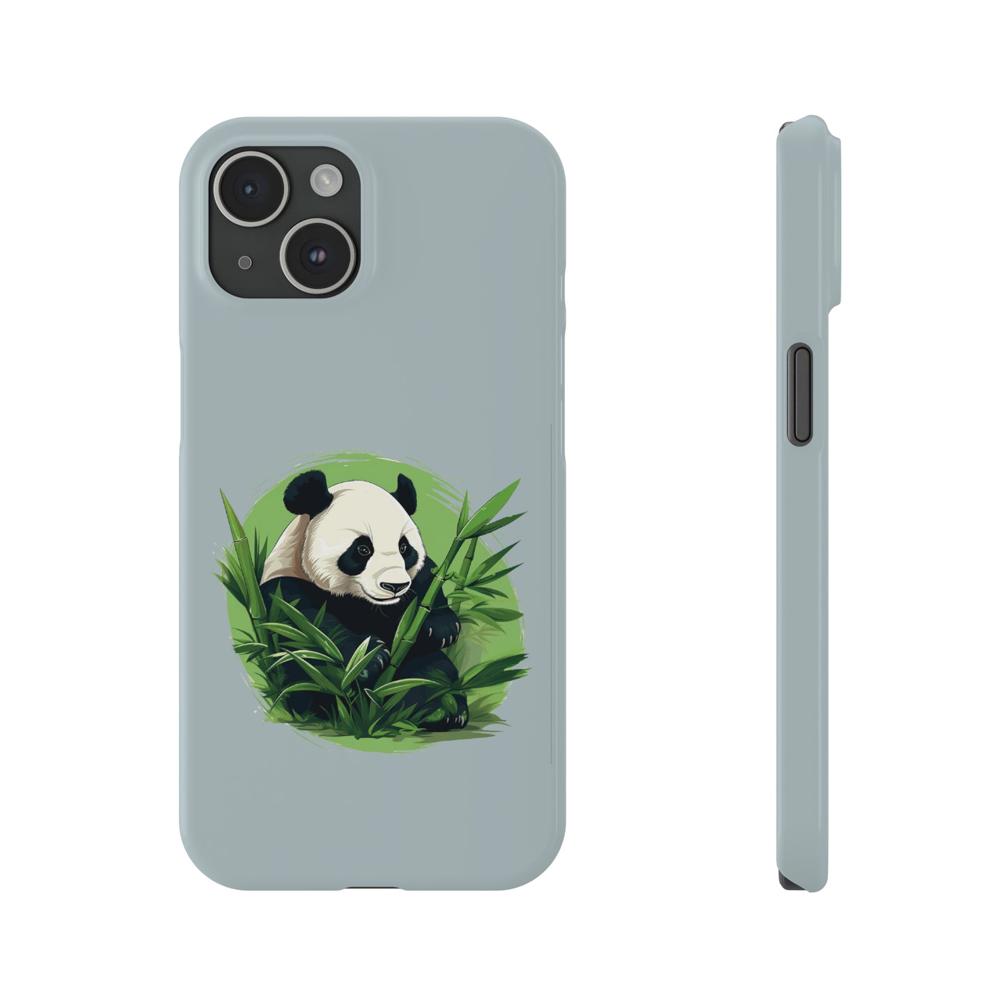 Panda - Green | Slim Phone Cases ( ALL 15, 14 and 13 Models )