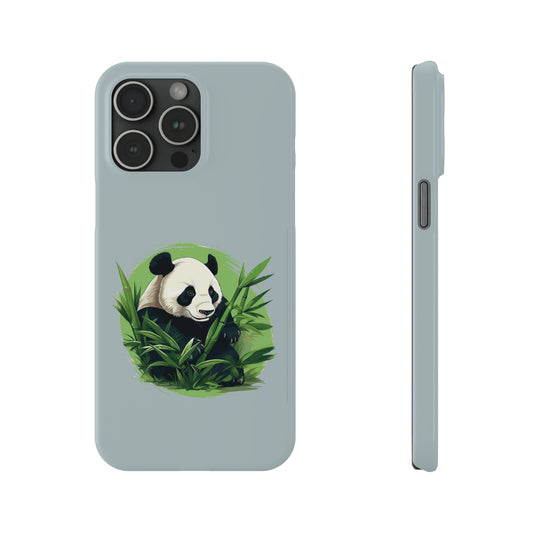 Panda - Green | Slim Phone Cases ( ALL 15, 14 and 13 Models )