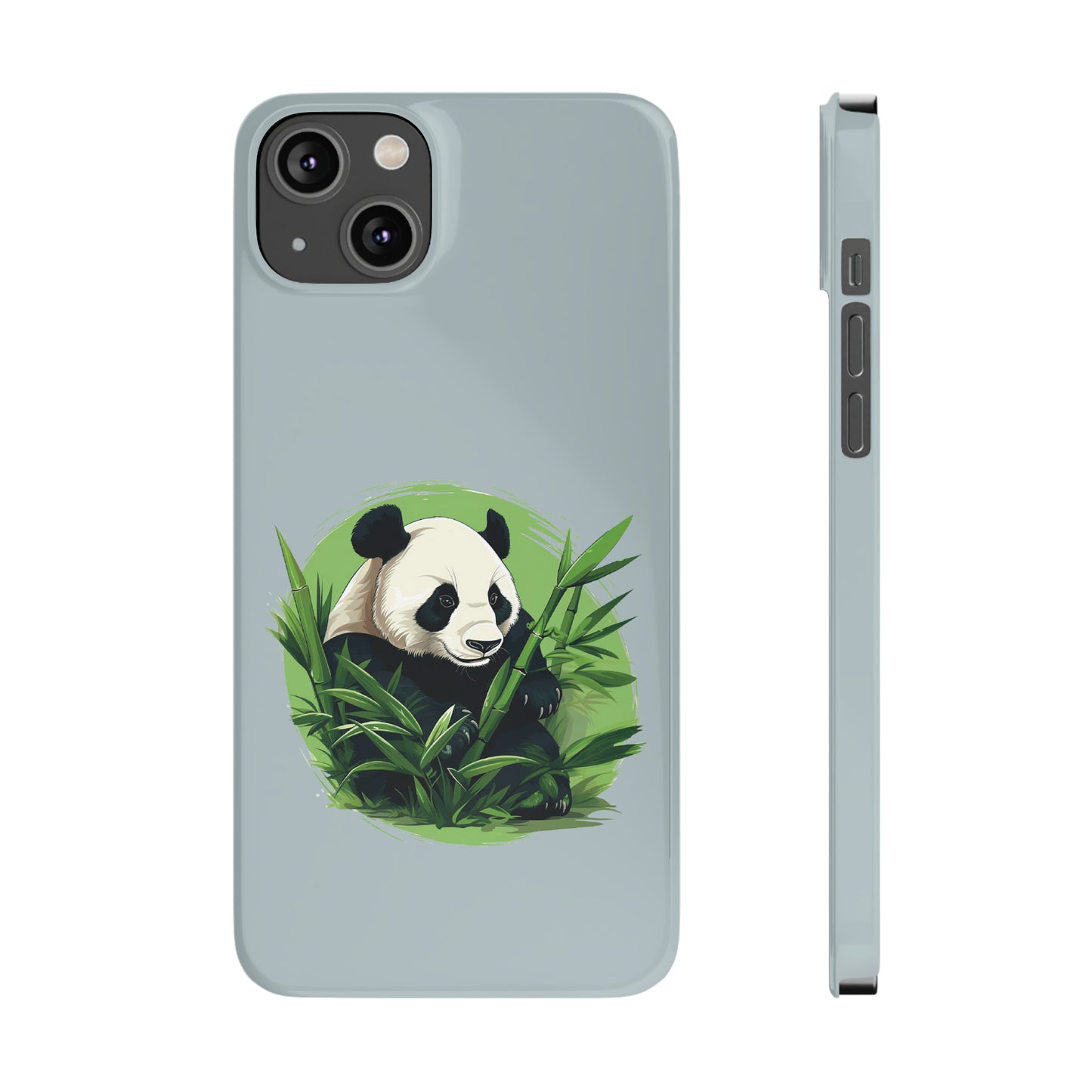 Panda - Green | Slim Phone Cases ( ALL 15, 14 and 13 Models )