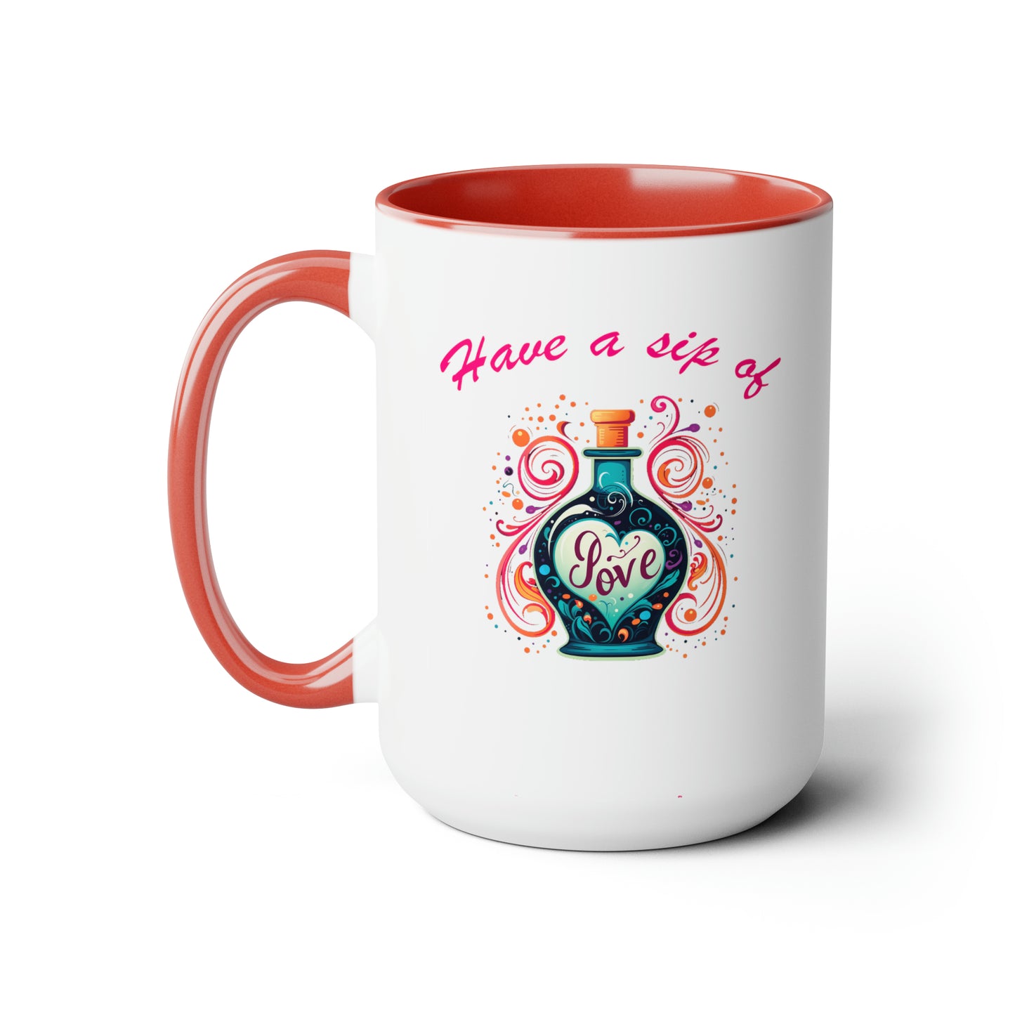 Sip of Love Two-Tone Coffee Mug (15oz)