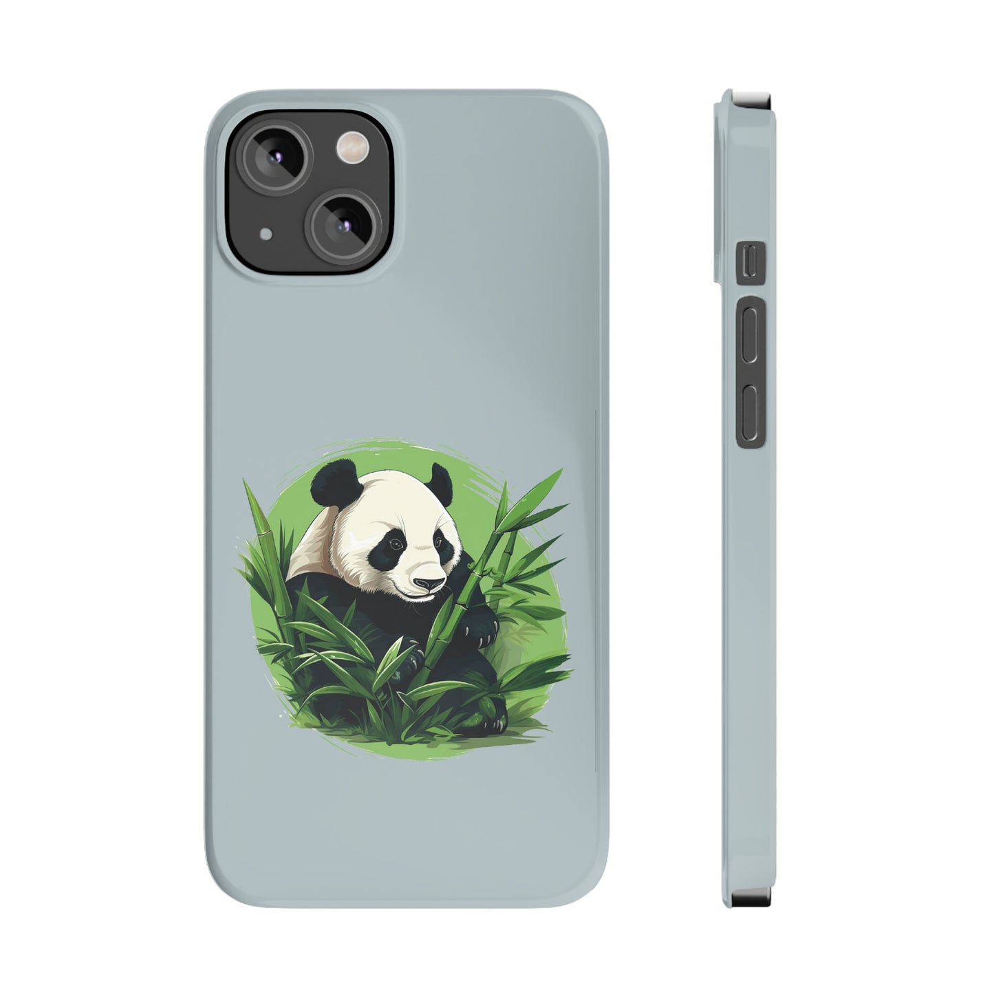 Panda - Green | Slim Phone Cases ( ALL 15, 14 and 13 Models )