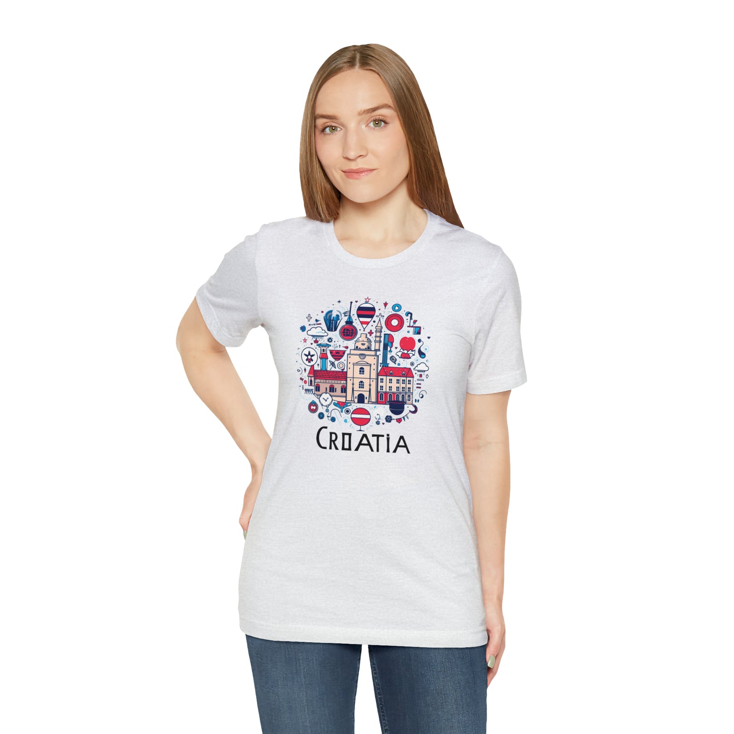 Croatia | Unisex Jersey Short Sleeve Tee