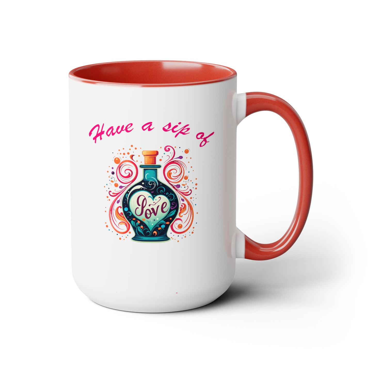 Sip of Love Two-Tone Coffee Mug (15oz)