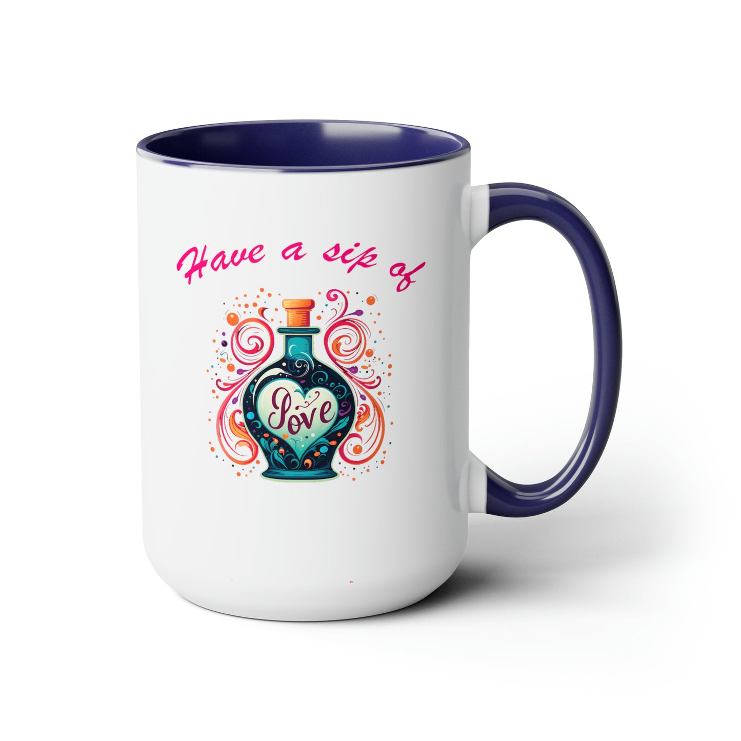 Sip of Love Two-Tone Coffee Mug (15oz)