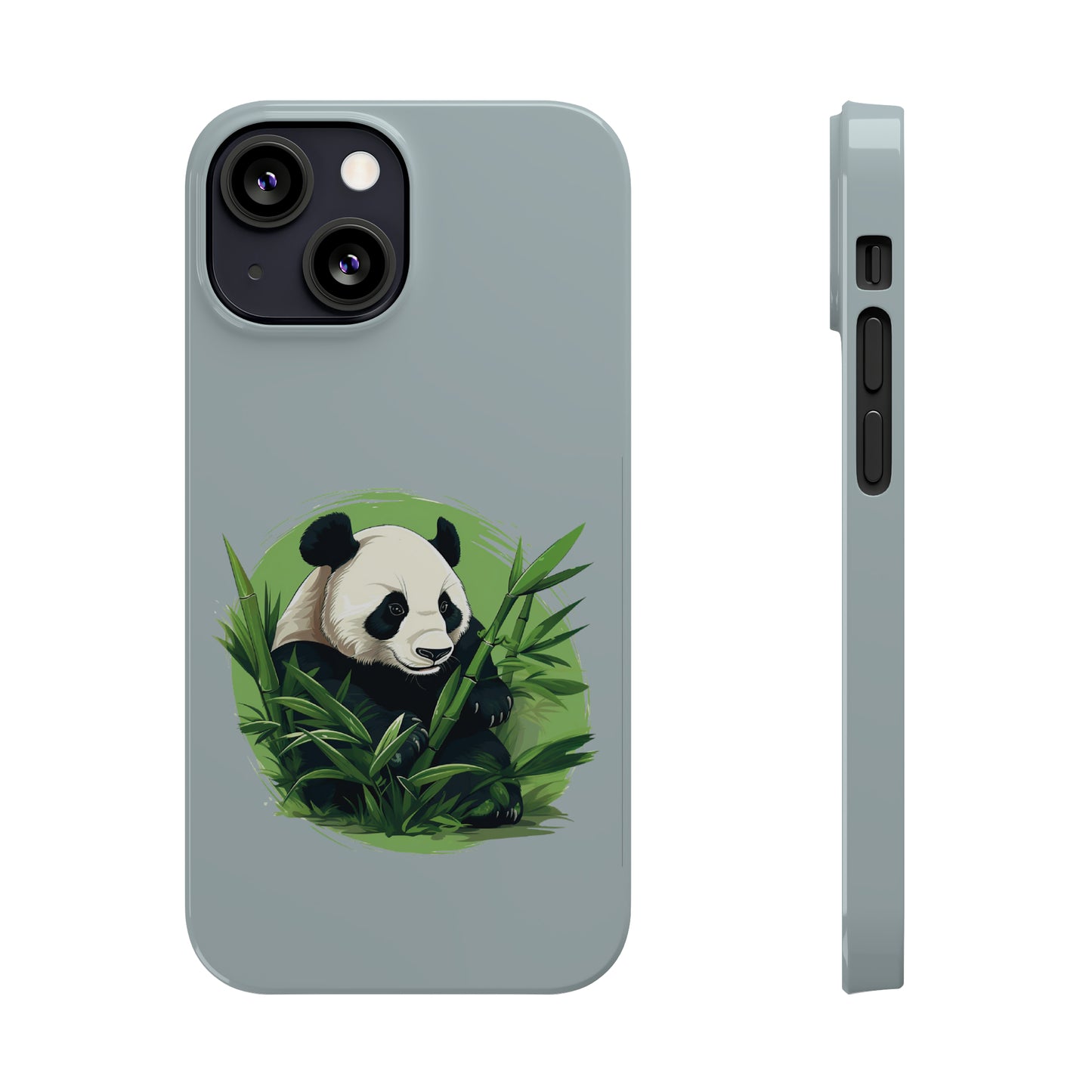 Panda - Green | Slim Phone Cases ( ALL 15, 14 and 13 Models )