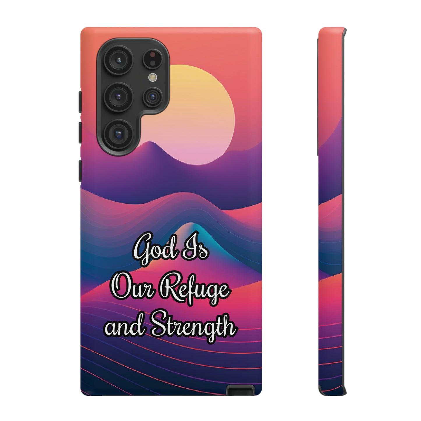 God is our refuge and strength | Dual-layer Phone Case - iPhone or Samsung