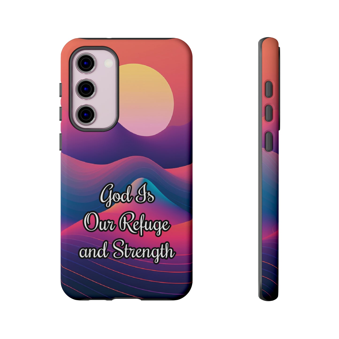 God is our refuge and strength | Dual-layer Phone Case - iPhone or Samsung