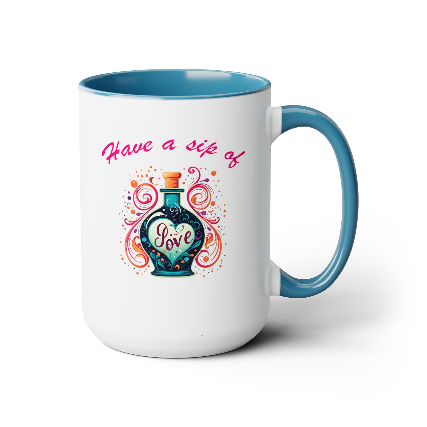 Sip of Love Two-Tone Coffee Mug (15oz)