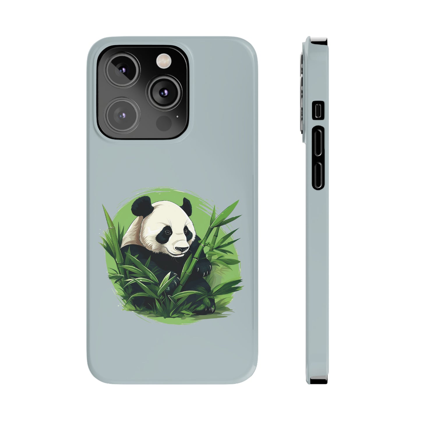 Panda - Green | Slim Phone Cases ( ALL 15, 14 and 13 Models )