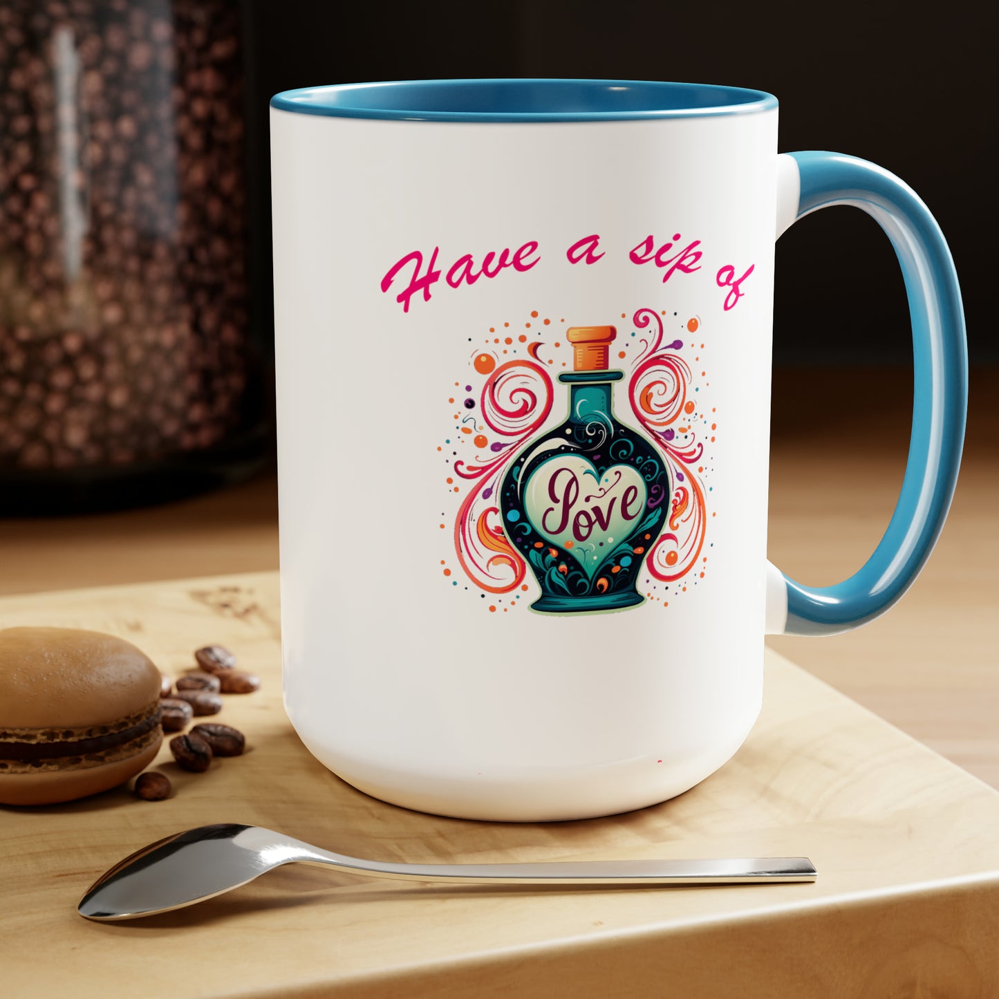 Sip of Love Two-Tone Coffee Mug (15oz)