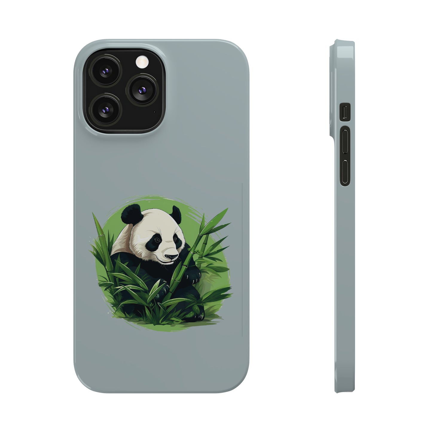 Panda - Green | Slim Phone Cases ( ALL 15, 14 and 13 Models )