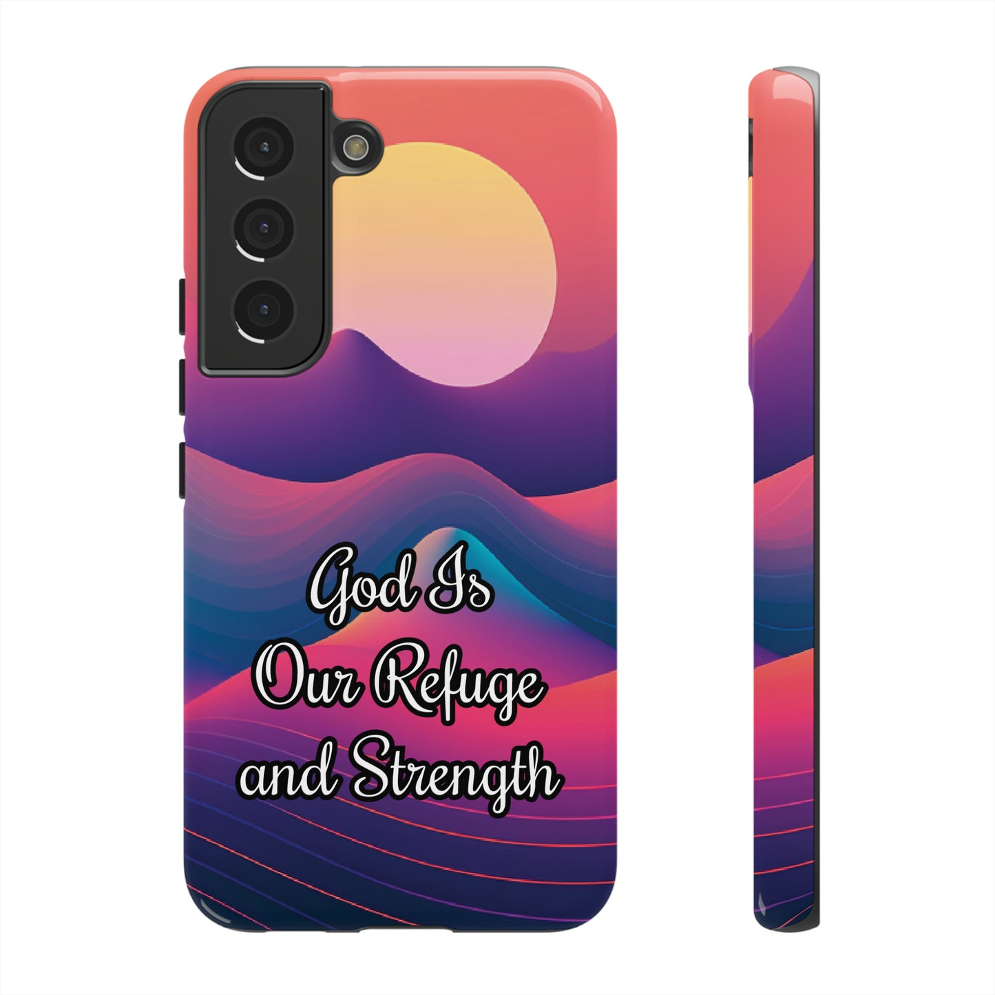 God is our refuge and strength | Dual-layer Phone Case - iPhone or Samsung