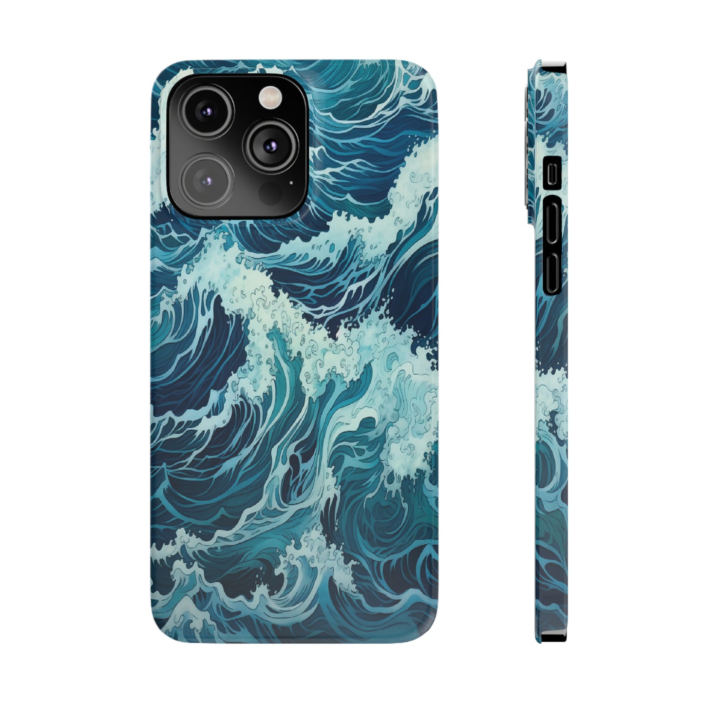 Waves |  iPhone Cases (ALL15,14 and 13 Models)