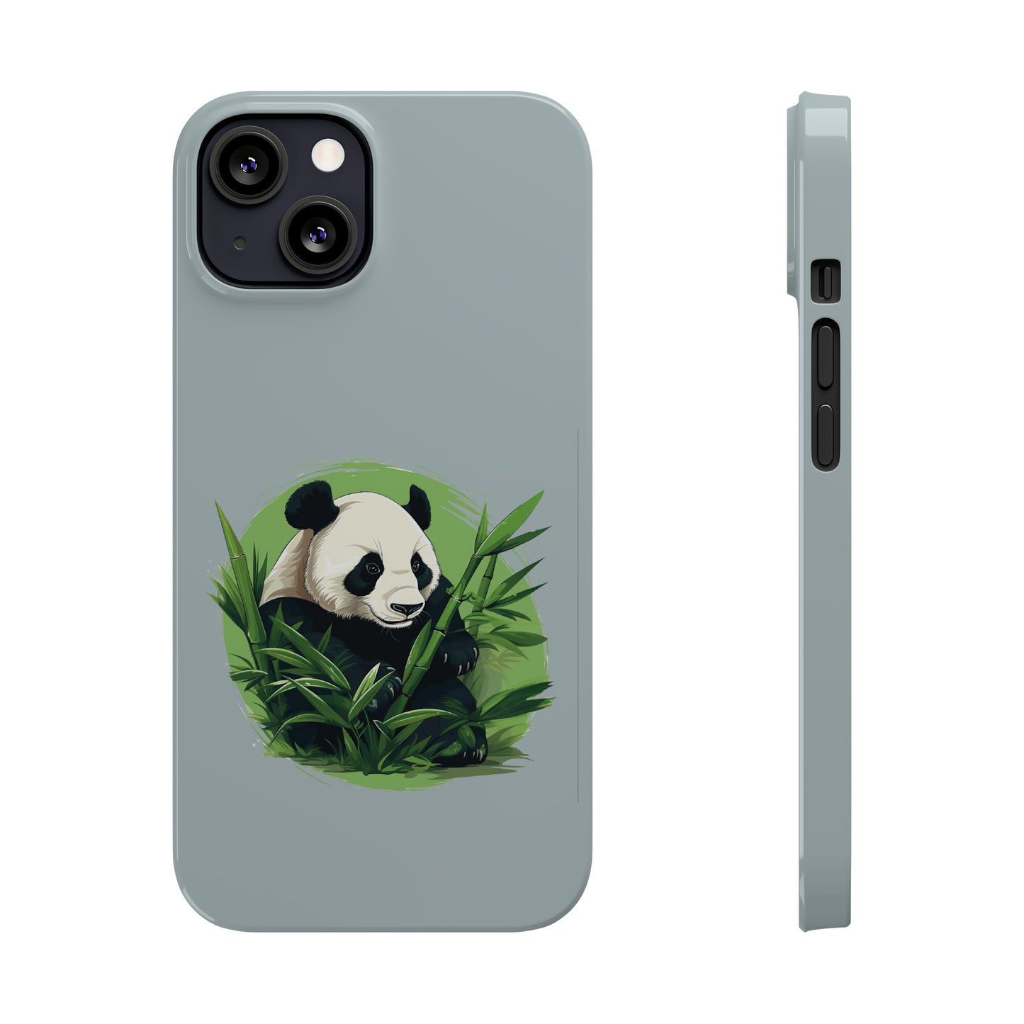 Panda - Green | Slim Phone Cases ( ALL 15, 14 and 13 Models )