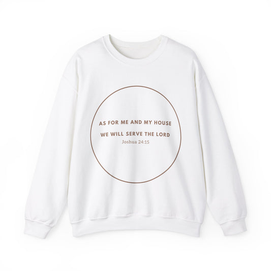 Joshua 24 Bible Verse | Crewneck Sweatshirt