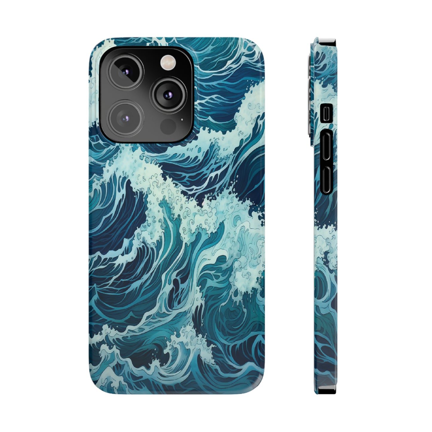 Waves |  iPhone Cases (ALL15,14 and 13 Models)