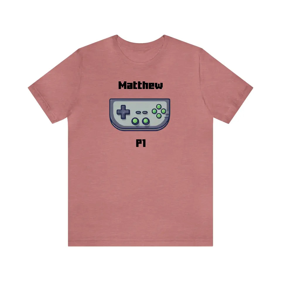 Customized Personalizer Game T-Shirt Heather Mauve