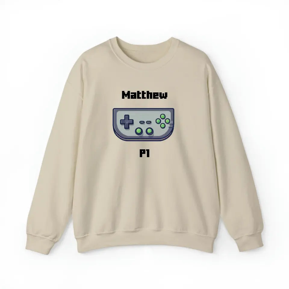 Customized Personalizer Game Sweatshirt Sand