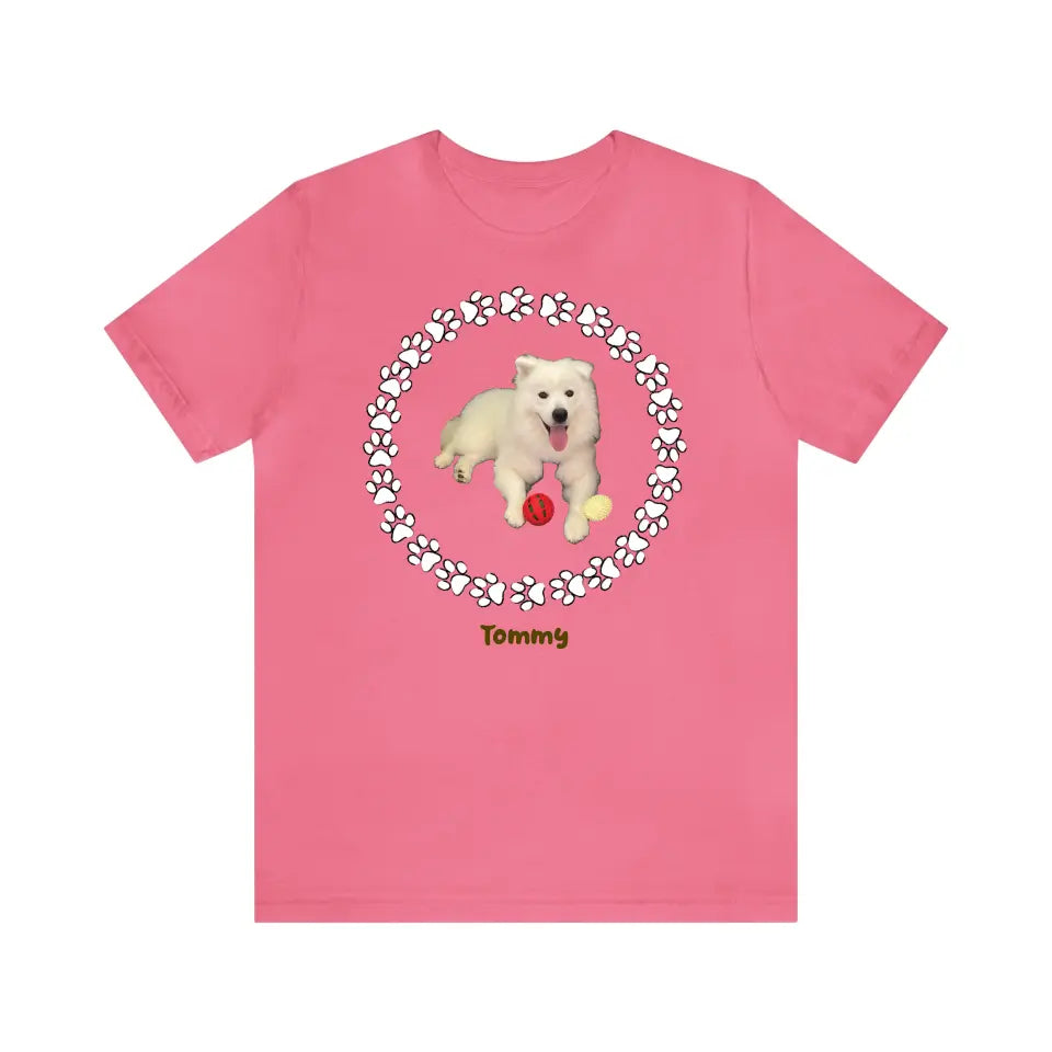 Customized Personalizer Dog T-Shirt Charity Pink