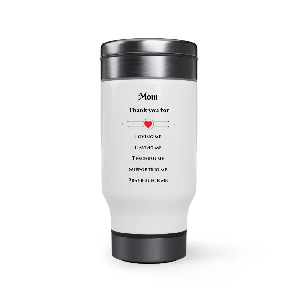 Customized Personalizer Thank You Tumbler or Travel Mug