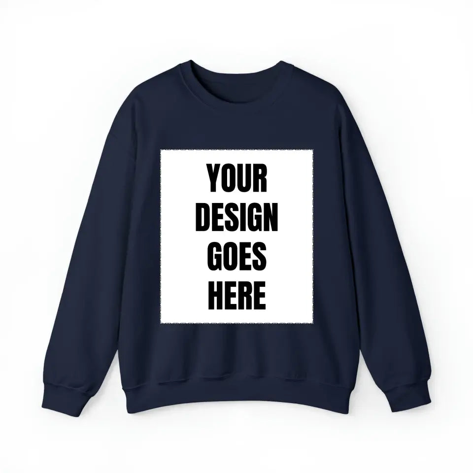 Customized Personalizer Sweatshirt Navy