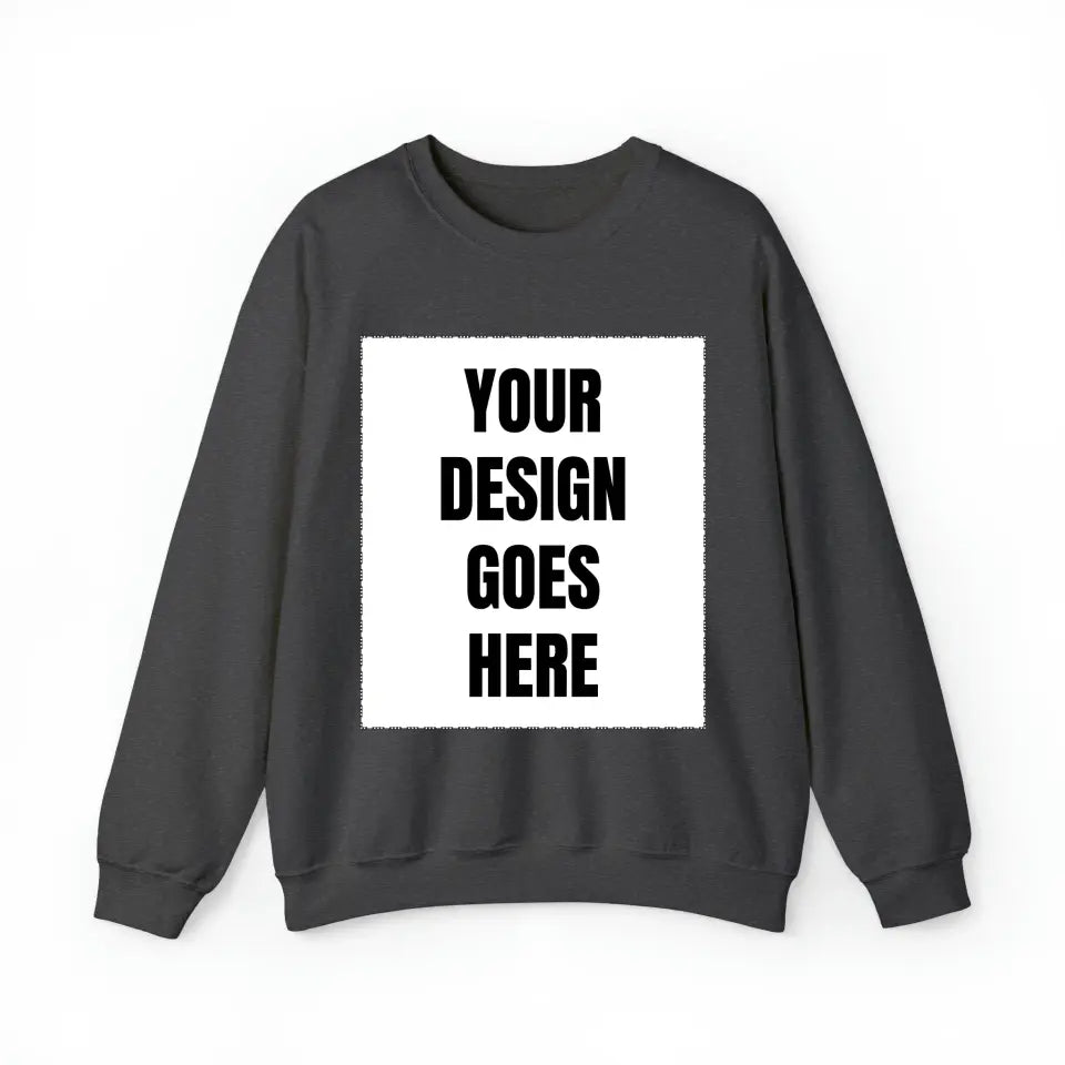 Customized Personalizer Sweatshirt Dark Heather