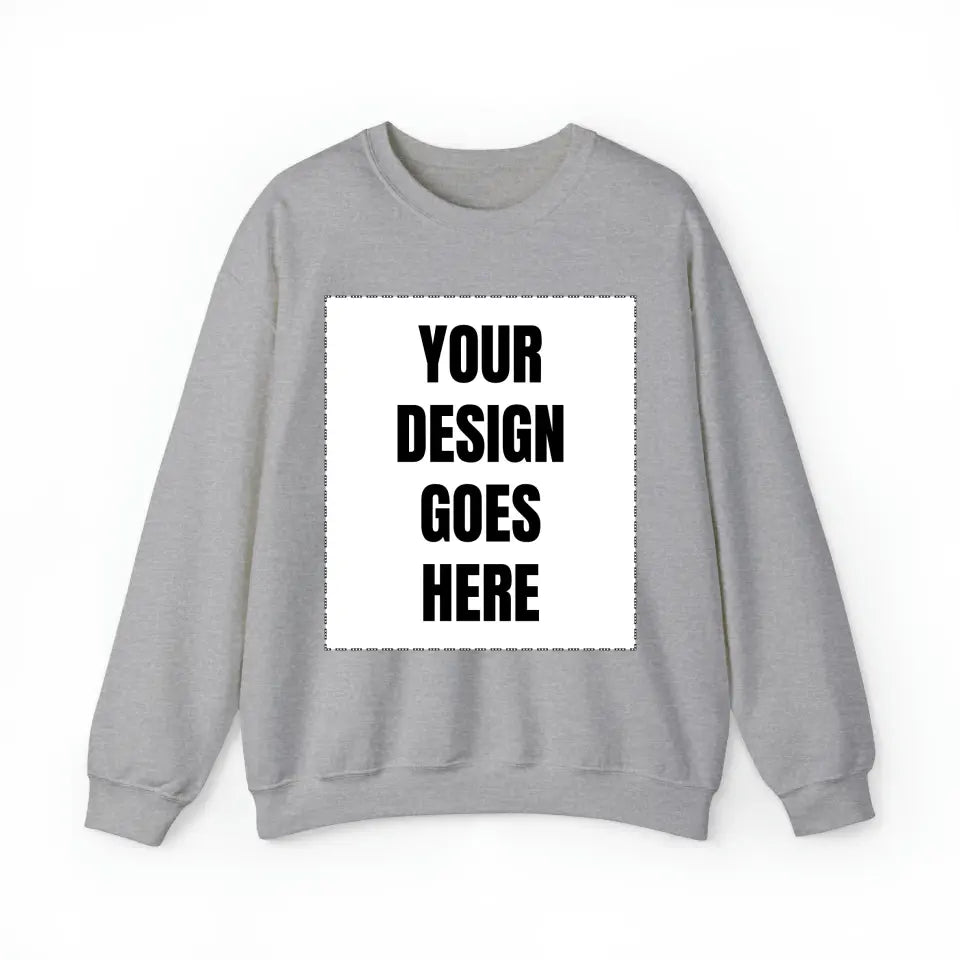 Customized Personalizer Sweatshirt Sport Grey