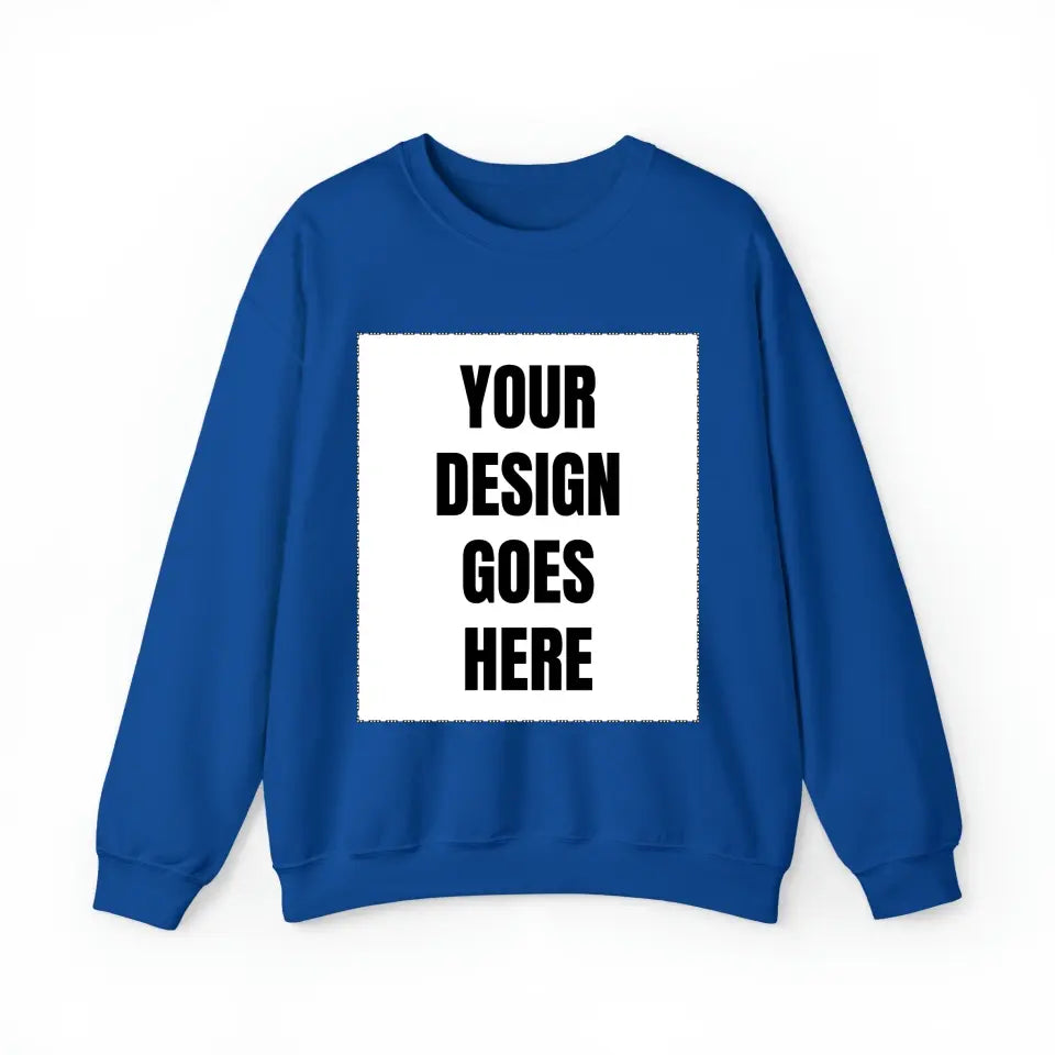 Customized Personalizer Sweatshirt Royal