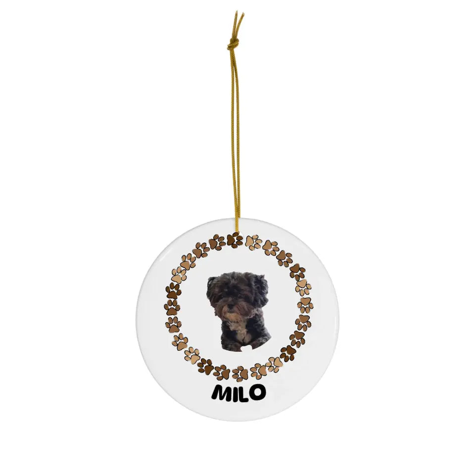 Customized Personalizer Dog Ornament Image1