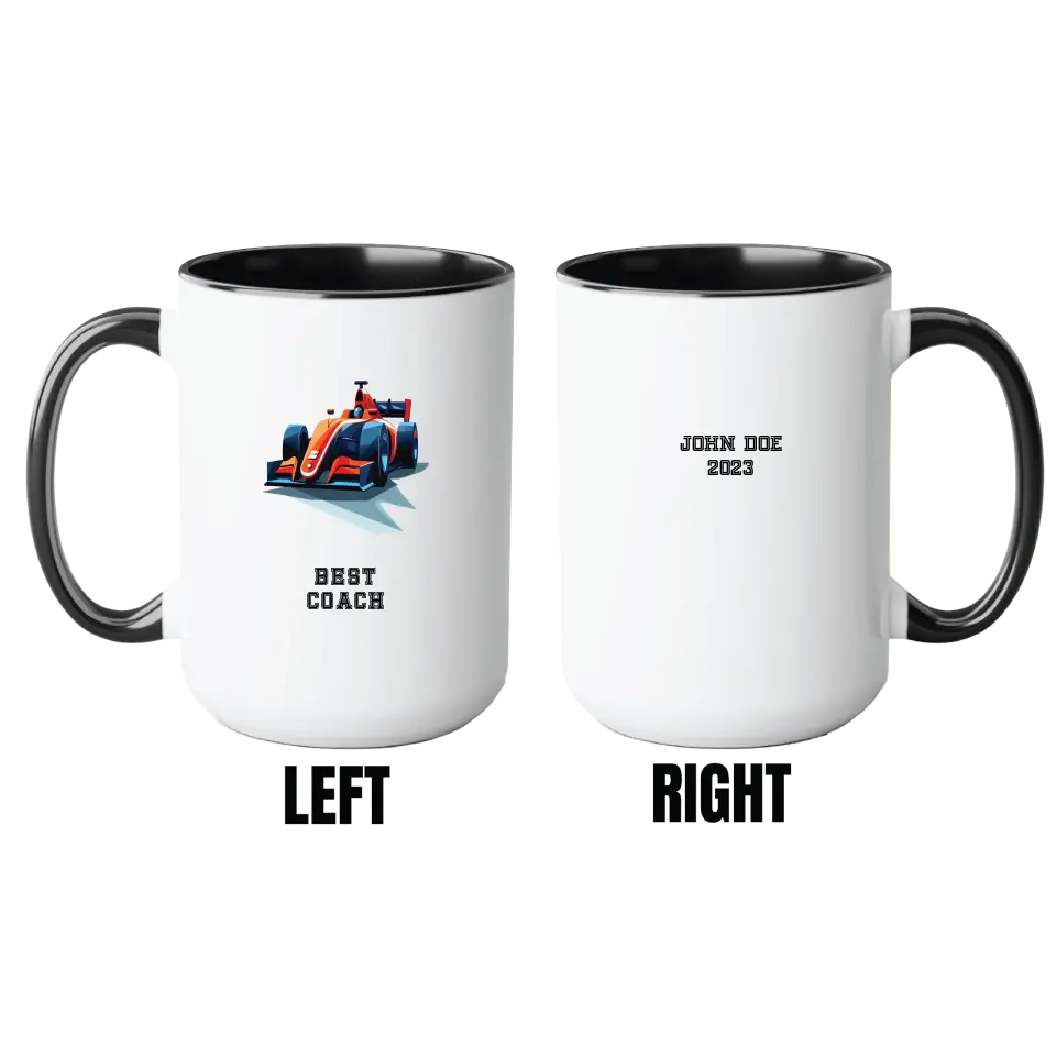 Customized Personalizer Sport Mug (5 Choices & 50+ Variants)