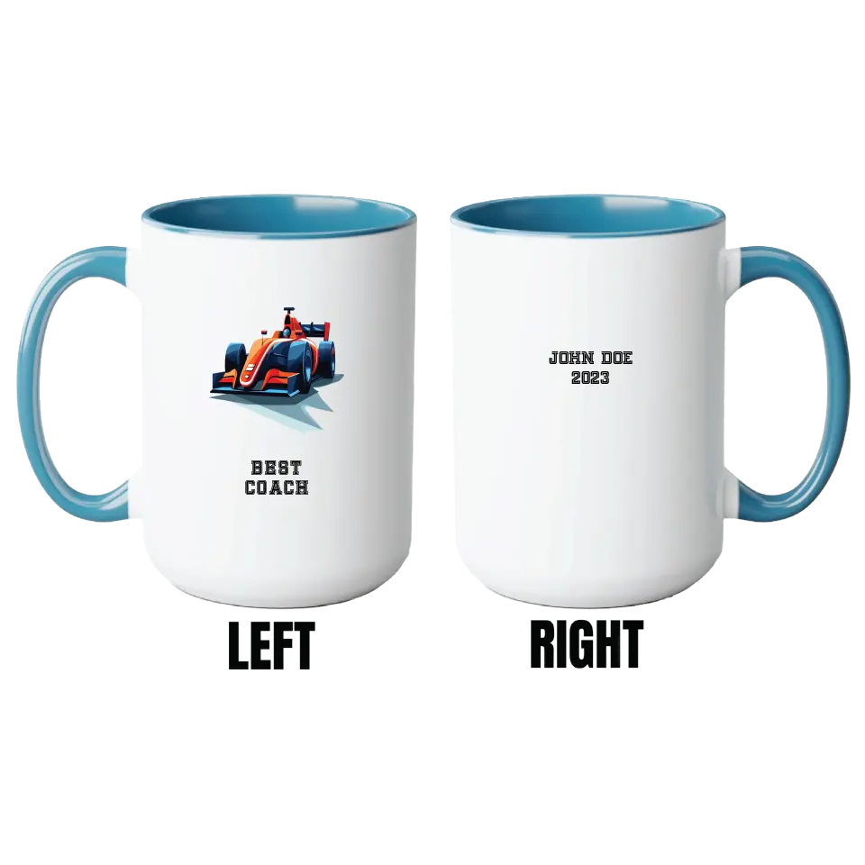 Customized Personalizer Sport Mug (5 Choices & 50+ Variants)