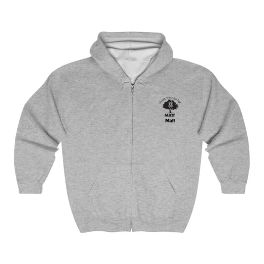 Customized Personalizer Logo & Name Zipped Hoodie