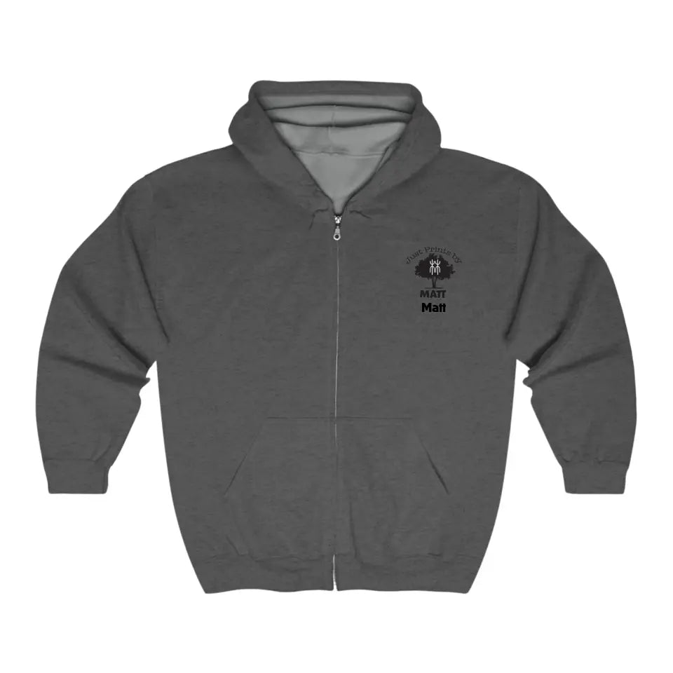 Customized Personalizer Logo & Name Zipped Hoodie