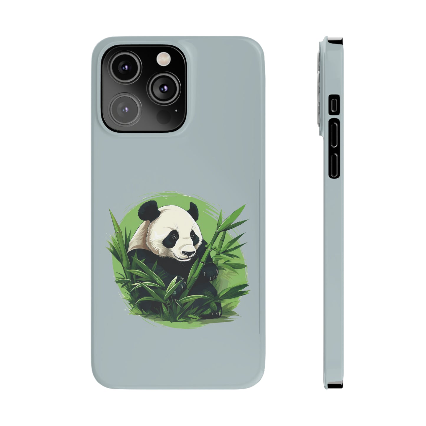 Panda - Green | Slim Phone Cases ( ALL 15, 14 and 13 Models )