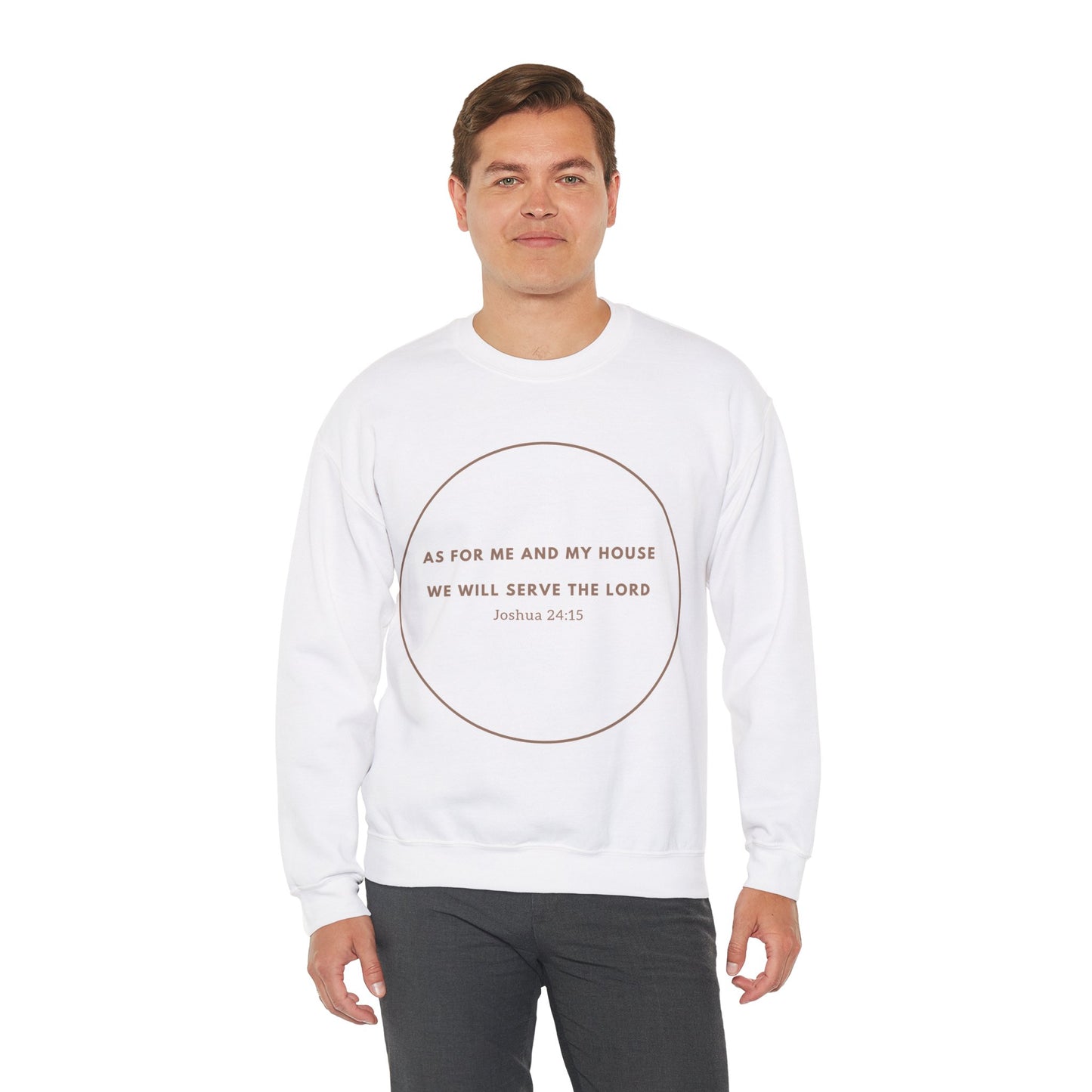 Joshua 24 Bible Verse | Crewneck Sweatshirt