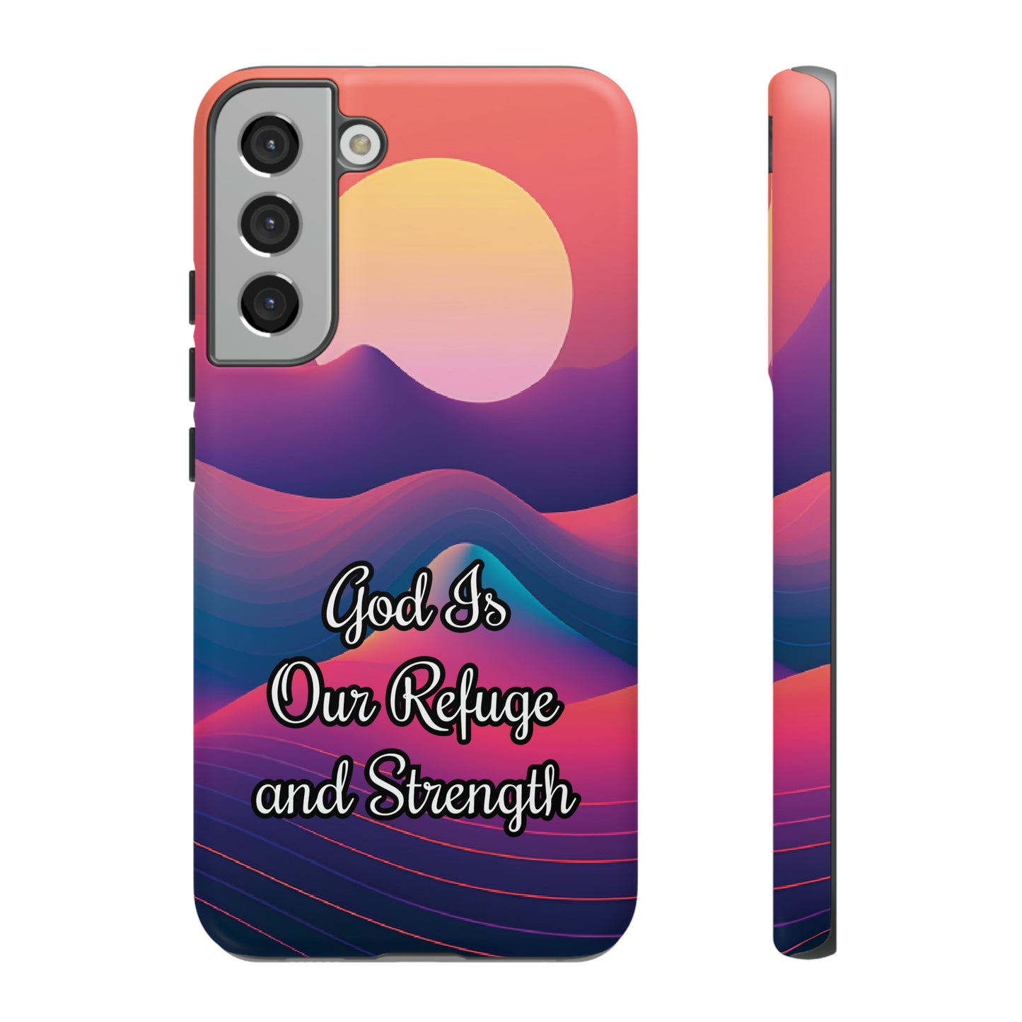 God is our refuge and strength | Dual-layer Phone Case - iPhone or Samsung