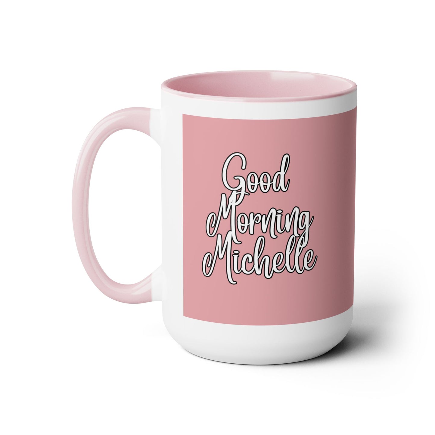 Good Morning/Merry Christmas |Two-Tone Coffee Mug (15oz)